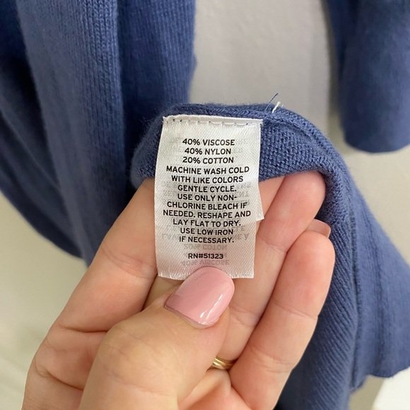 Halogen Blue Women's Cardigan Size 1X long line duster - Picture 3 of 5